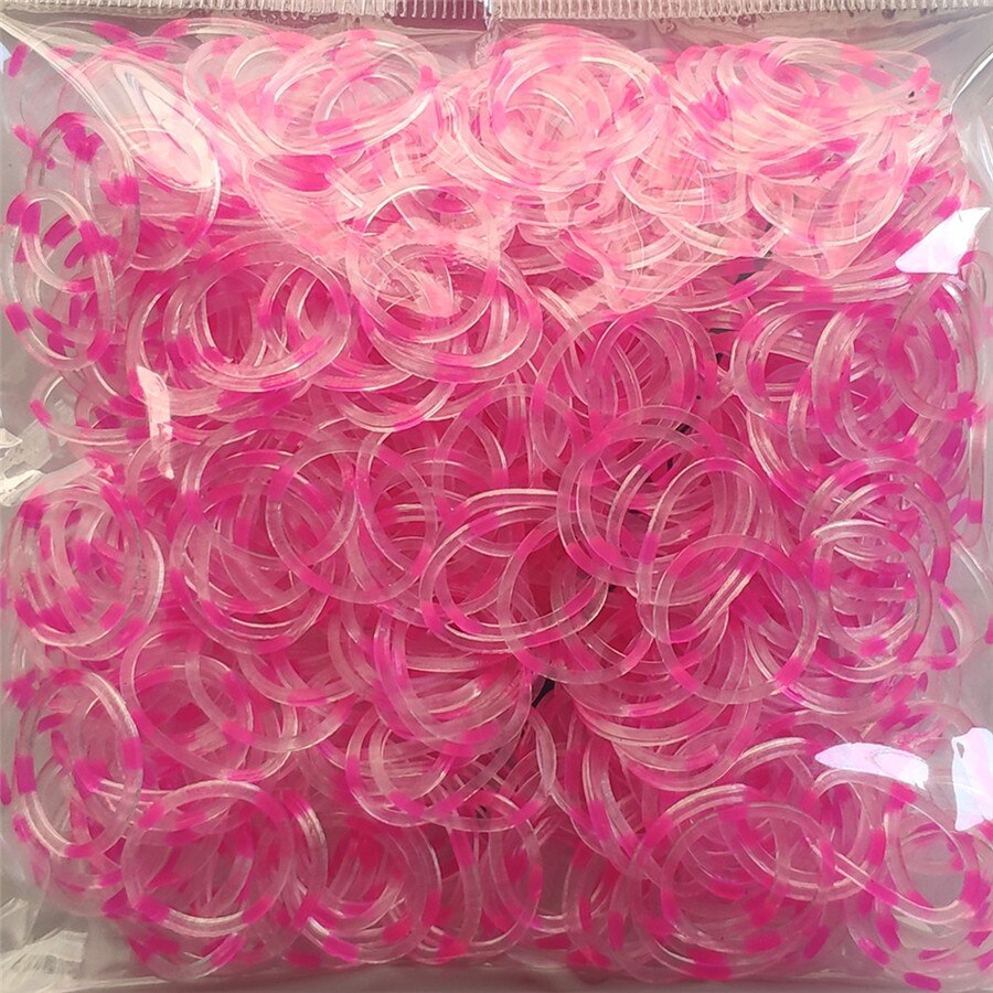 600 pcs loom rubber bands bracelet Colorful for kids or hair rubber loom bands make woven bracelet DIY toys Christmas: 4949-6