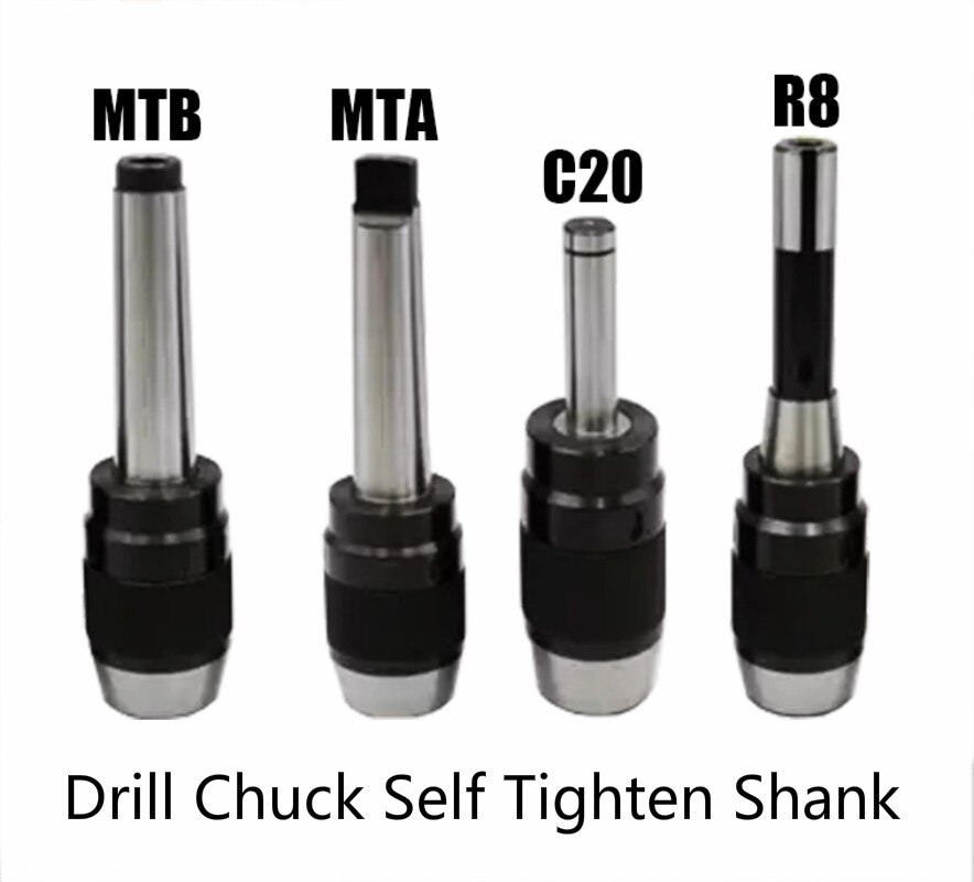 Automatic Locking Chuck 1-16mm B16 B18 and Tapered Rod MT5 1-13 3-16 Machining Center Drilling Machine инструмент запчасти