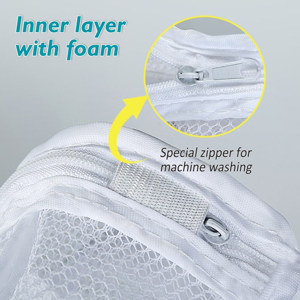 Laundry Bag Shoes Organizer Bag For Shoes Mesh Laundry Shoes Bag Dry Shoe Home Organizer Portable Laundry Washing Bag