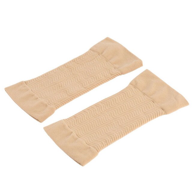 1 Pair Women Slimming Arm Shaper Weight Loss Cellulite Fat Burner Wrap Belt: Yellow