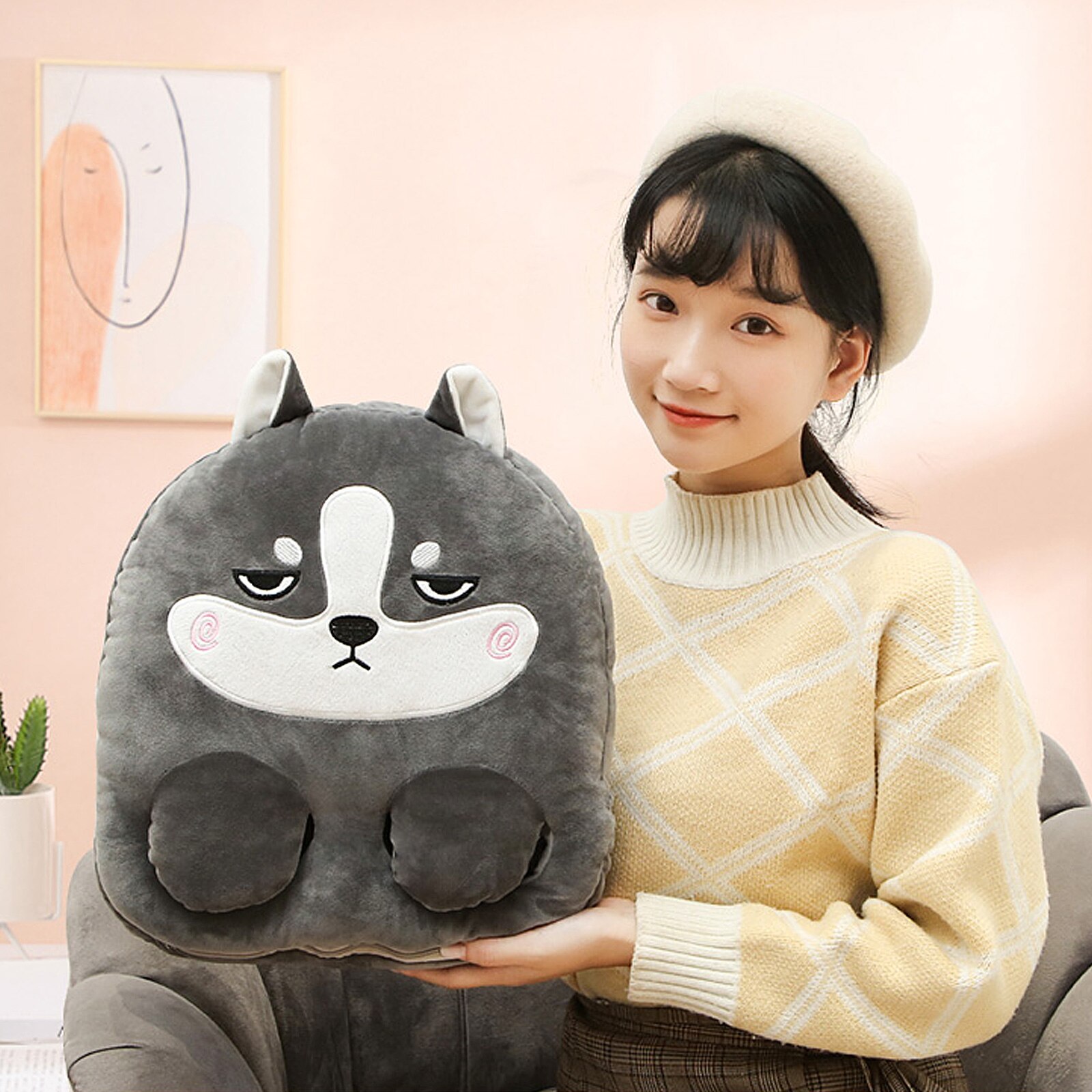 Cute Electric Warm Pad Foot Warmer Feet Heated Mat Shoes Heater Heating Pad Female Heater Keep Warm for Winter foot heater
