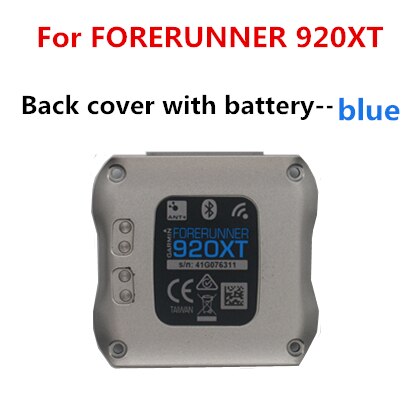 Originele Lcd Scherm Met Batterij Back Cover Voor Garmin Forerunner 920XT Vervangende Onderdelen: Back cover blue