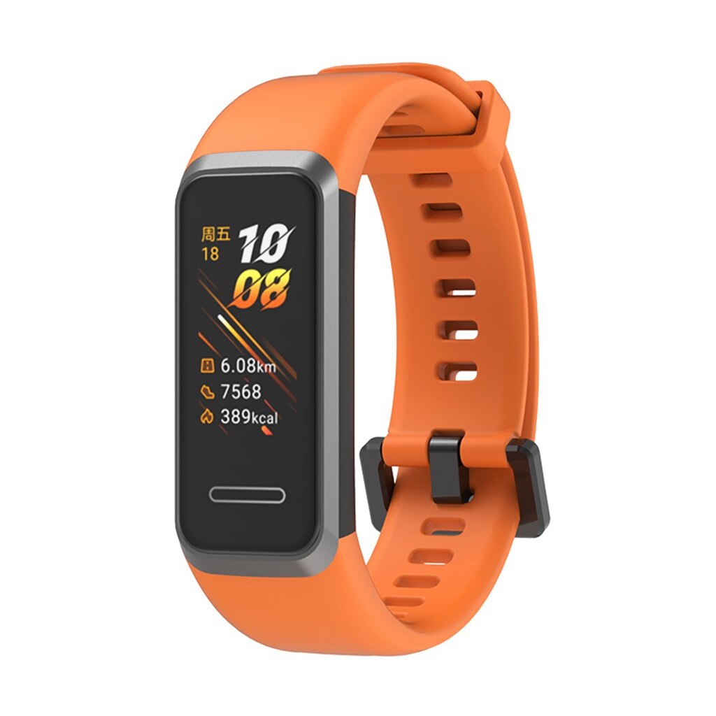 Cinturino da polso Per Huawei 4 Astuto Della Vigilanza di Sport Morbido Cinturino In Silicone di Ricambio Smart wristband Accessori di Ricambio Fascia Da Polso: D
