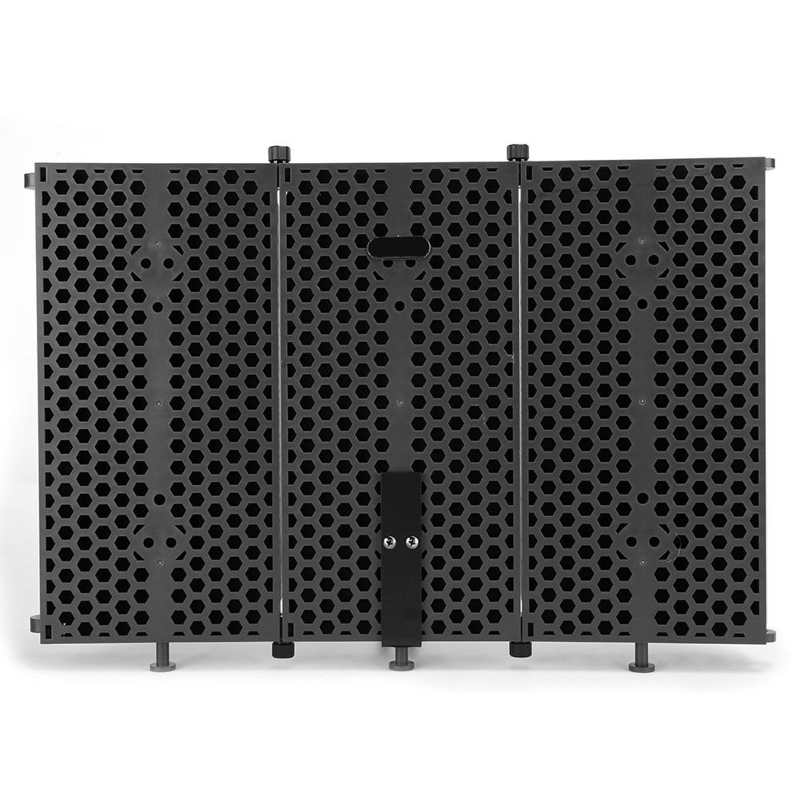 Soundproof screen Ws-03 Microphone Three-door windshield Portable soundproof screen Noise prevention sound absorption and noise
