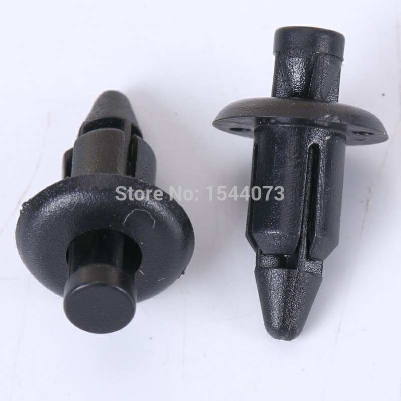 Rivets de fixation en plastique pour Yamaha YZF R1 R6 et GSXR 100, 1300,1000,750,600 pièces, 6mm
