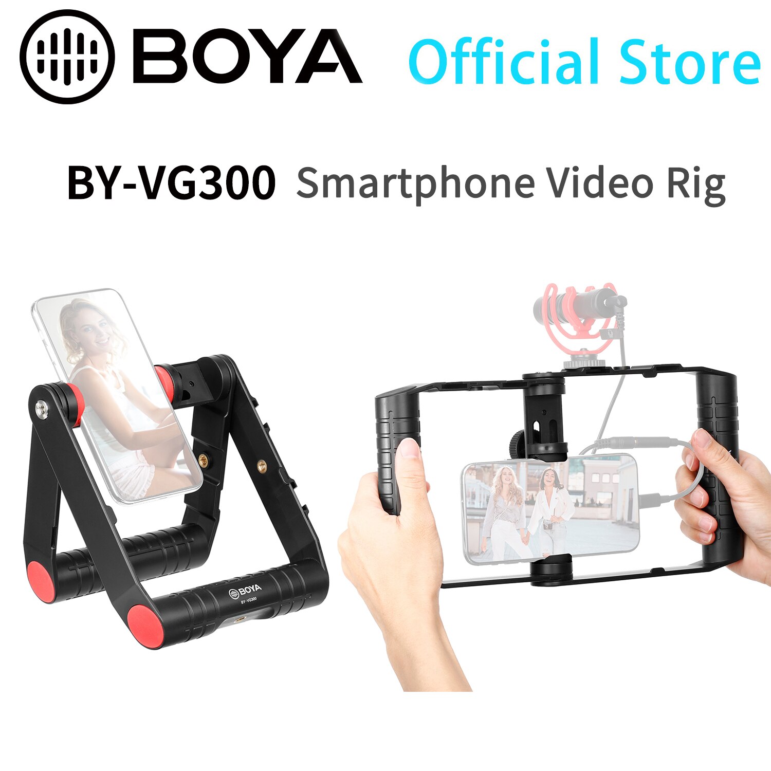 BOYA BY-VG300 Smartphone Video Rig Handheld Phone Selfie Gimbal Stabilizer Tripod for avid smartphone photographers filmmakers