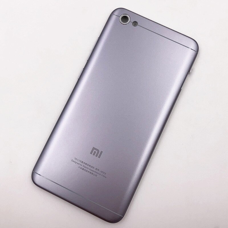 Original Xiaomi Redmi Hinweis 5A Plastik Batterie Gehäuse Startseite Rückseite Tür zurück Fall Ersatz Pro Redmi Hinweis 5a mit Seite Tasten: grau