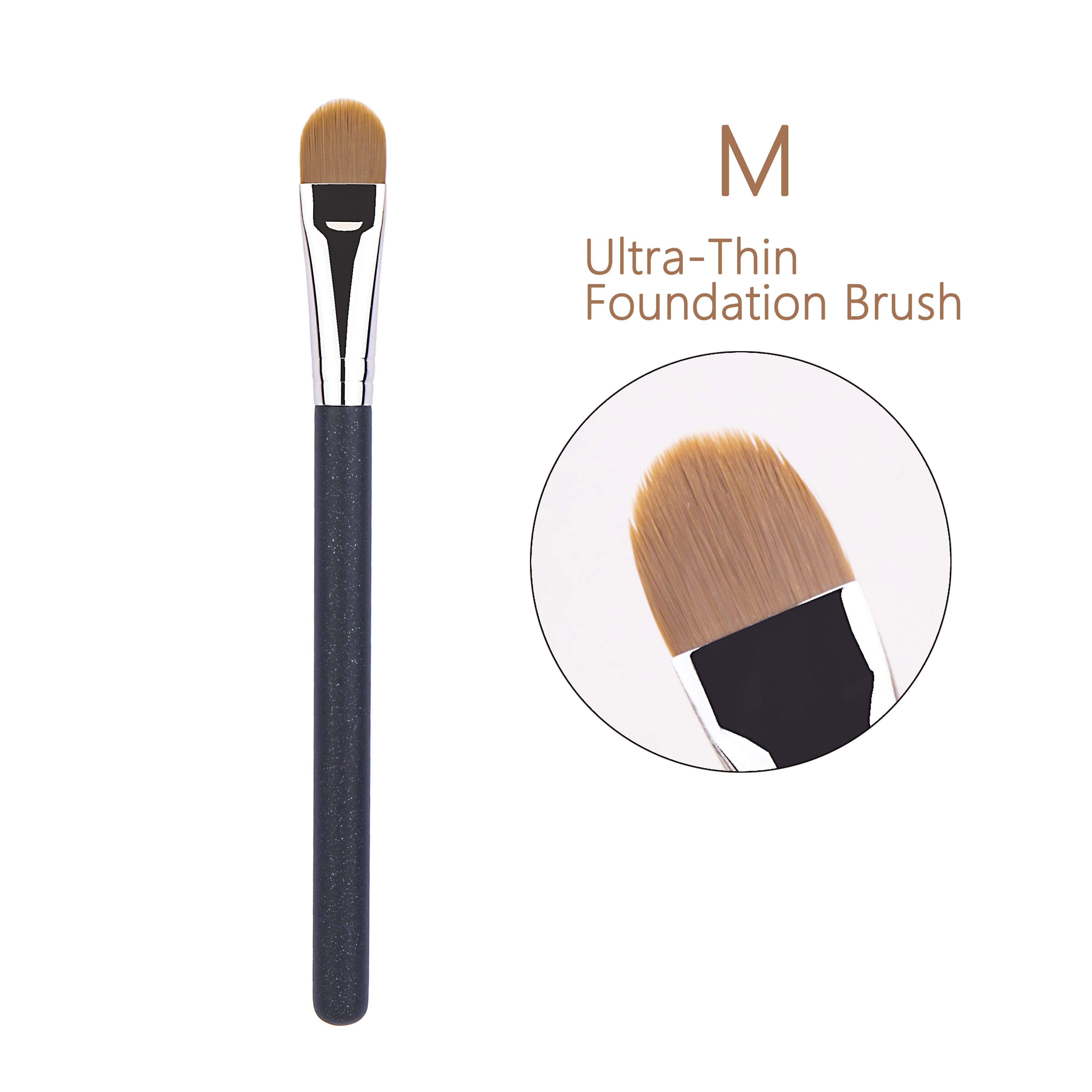 Oblate The Line Brush Ultra-thin Lip Line Eyebrow Concealer Brushes Detail Concealer Makeup Tool Lip Brow Contour The Line Brush: Beige