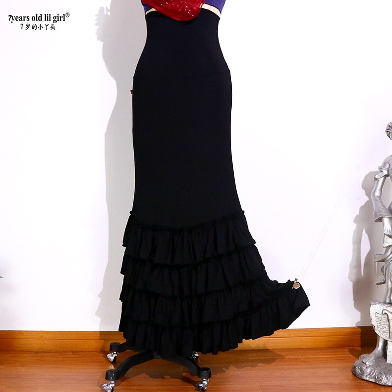 Spanish dance dress Flamenco dance practice skirt Flamenco skirt spanish skirt dance wear women ESS19