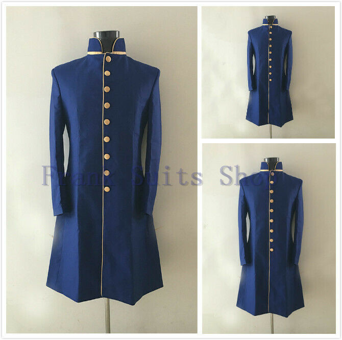 Slim Fit Brand Men Blue Long Blazers Men&#39;s Casual Dinner Suit Business Single Breasted Blazer Male Brand Clothing