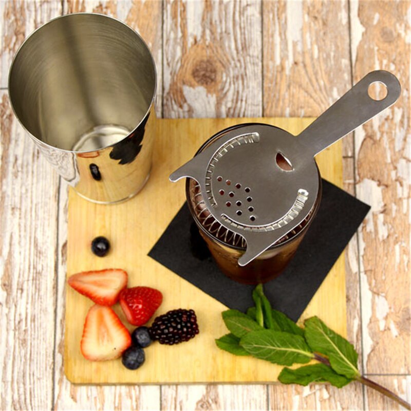 Bar Cocktail Strainer Cocktail Shaker Bar Ice Strainer Wire Mixed Drink Stainless Steel Colander Bartender Bar Tools