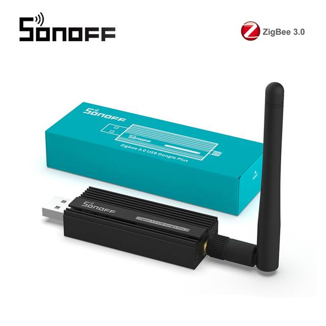 Sonoff Zb Dongle-P Dongle Plus Zigbee 3.0 Draadloze Universele Zigbee Gateway Analyzer Zha Zigbee2MQTT Usb Capture Met Antenne