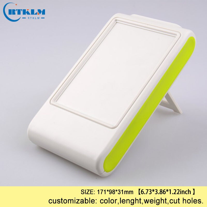 Handheld Plastic Doos Voor Elektronische Project Junction Box Abs Plastic Behuizing 3 Kleuren Diy Voeding Project Box 171*98*31Mm
