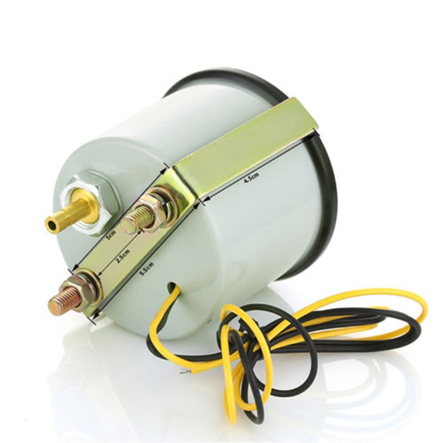 2" 52mm Car Universal Turbo Boost Gauge Meter Kit Smoke Len LED 35 Psi 12V