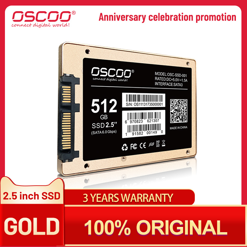 OSCOO SSD Festplatten 16GB 32GB 64GB 128GB 256GB 512GB Original 2D MLC Solid state Drive Festplatte Für Laptop Desktop