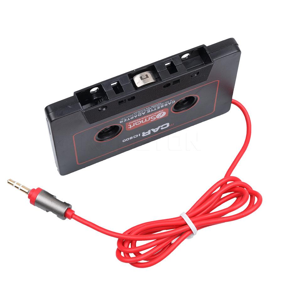 Lumiparty 3.5Mm Car Aux Audio Tape Cassette Recorder Adapter Converter Voor Auto Cd Speler MP3 R35
