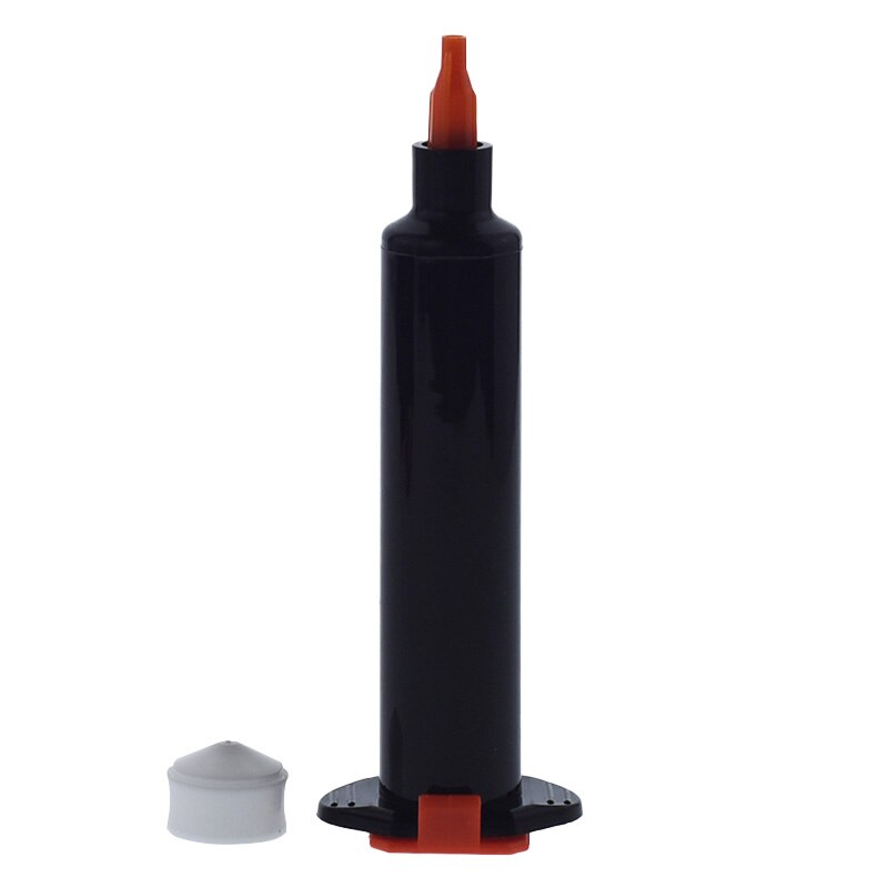 10cc UV Black Adhesive Syringe Barrel liner, Piston, Cap, Pack of 50