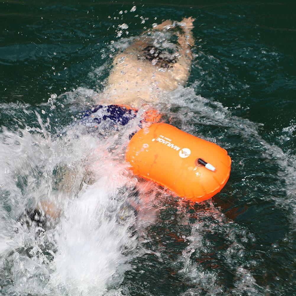 Pvc Zwemmen Boei Veiligheid Float Air Dry Bag Tow Float Zwemmen Opblaasbare Beursgang Tas D5Y1