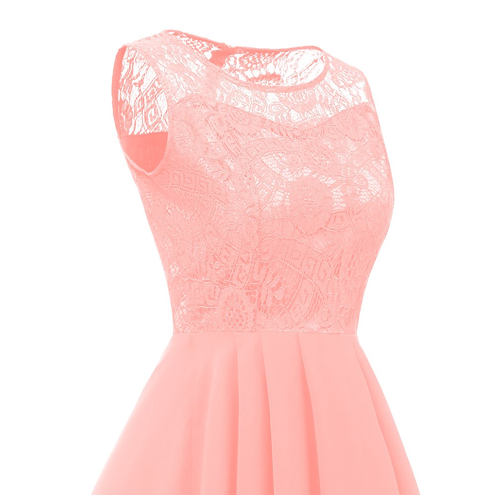 OML-536 # Sommer sexy Spitze Chiffon-violett Rosa Brautjungfer Kleider Kurze lange prom Party Kleid mädchen günstige frauen