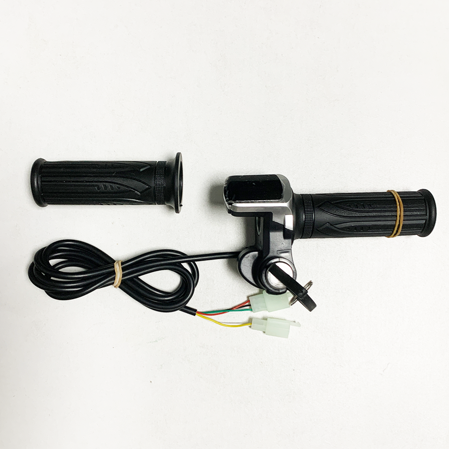 Controlador de motor sin escobillas de onda sinusoidal de 3 modos para patinete eléctrico, 24/36/48V, 350W, 18A + con bloqueo, manillar, pantalla LED, capacidad de batería