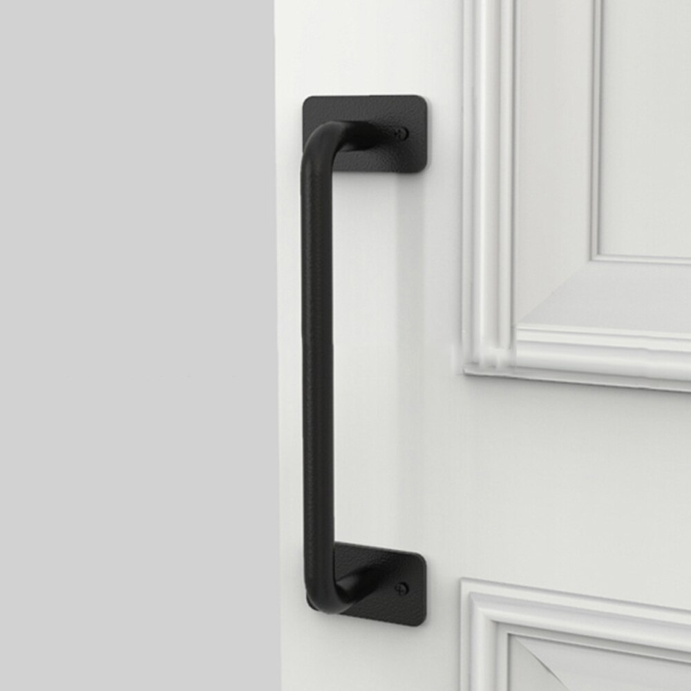 Garageport dørhåndtag hardware jern kunst træk universal glidende hjem indendørs dørhåndtag