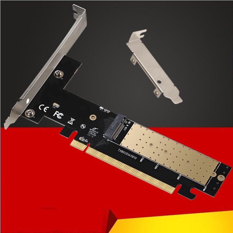 M.2 naar PCIE X16 Adapter M.2 NVMe SSD NGFF NAAR PCIE 3.0X16 Adapter M Key Card Ondersteuning PCI express 3.0x4 2230-2280 Size m.2 SSD