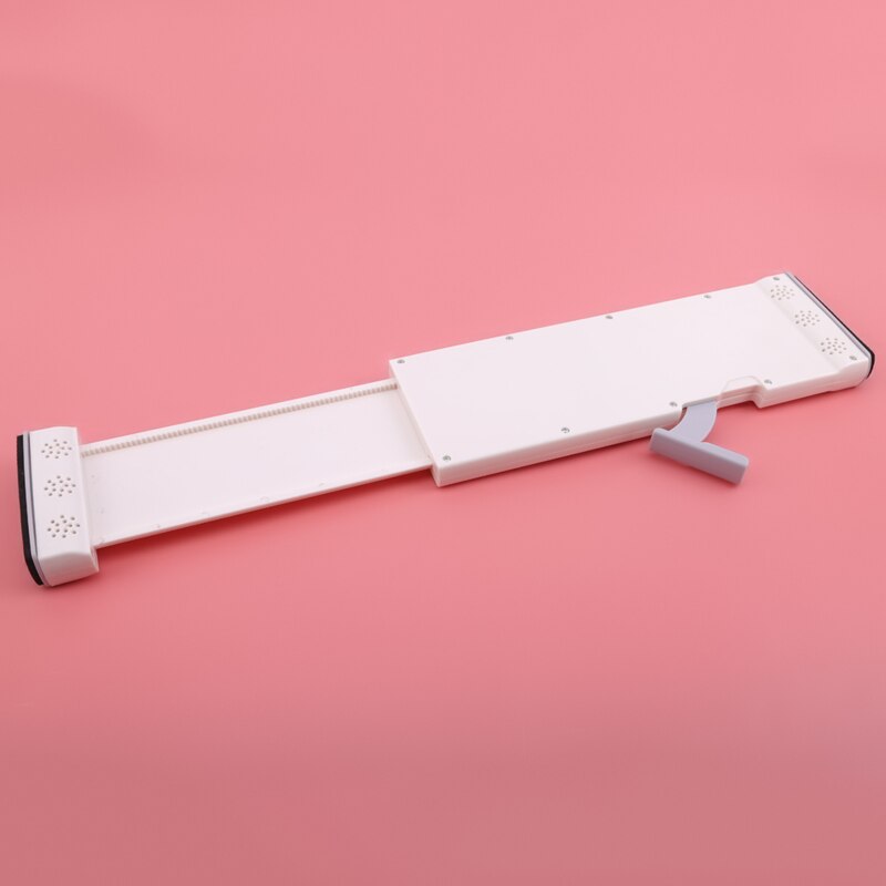 White Drawer Dividers Adjustable Spring Loaded Expandable Kitchen Bedroom Organizer Retractable Drawer Partition Board for Home