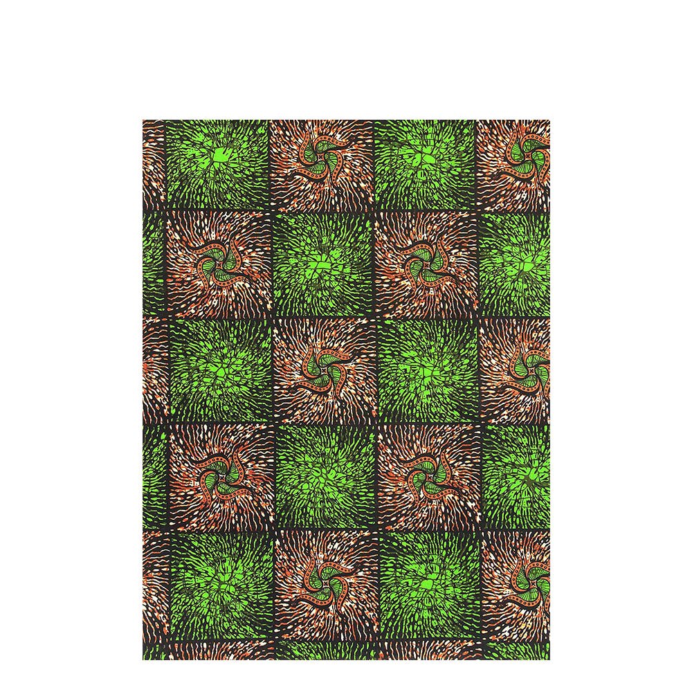 Tela de algodón con estampado africano tradicional para costura, tejido de cera de Ankara Dashiki REL, 100% para costura, bricolaje, África N. ° 1,