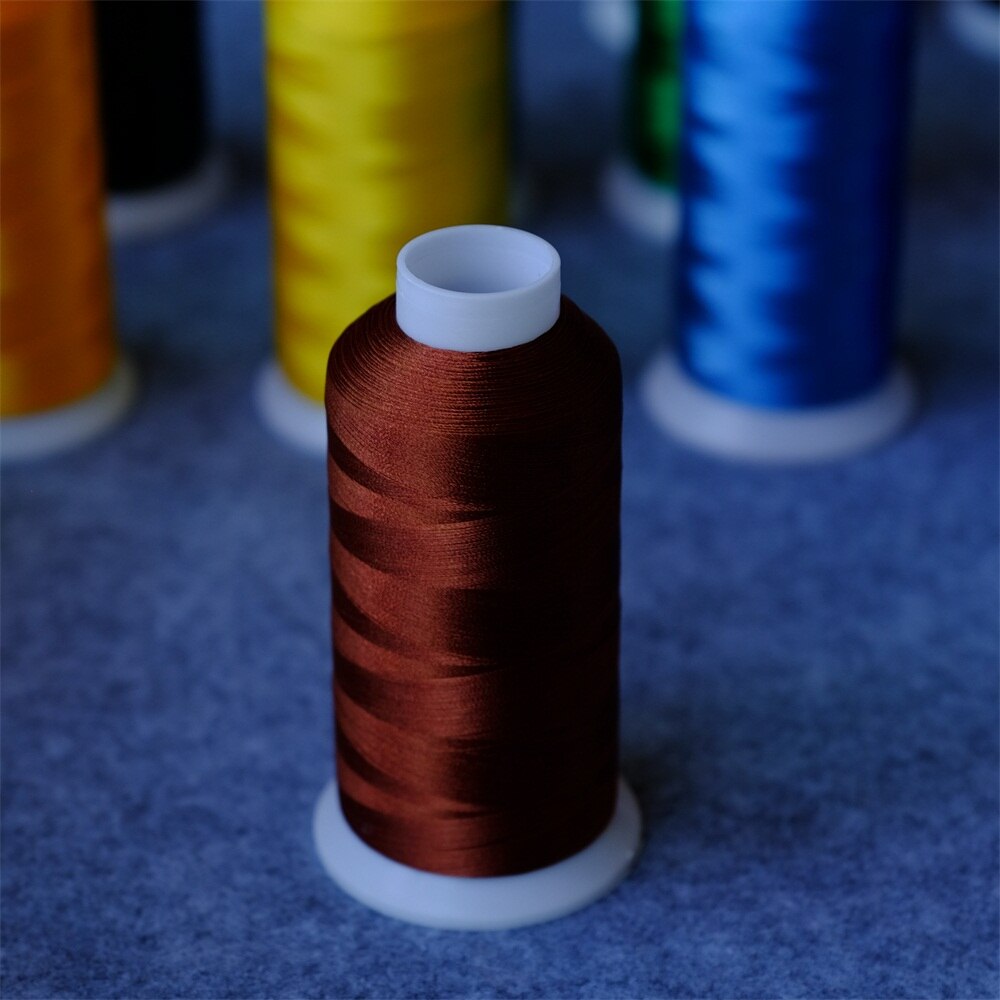 5000M 40WT 100% Polyester Machine Embroidery Thread 120D/2 Premium Madeira Colors for Home and Industrial Machines: Brown 1058 Madeira