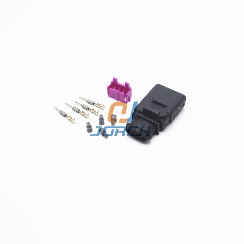 1 set 4 Pin way 1.5mm Auto Temp sensor plug waterproof Electrical Wire connector for VW car truck 1J0973804 1J0973704: Male(1J0973804)