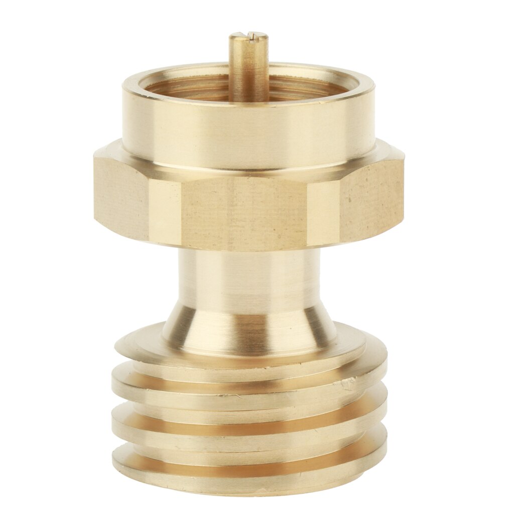 Propane Tank Adapter Universal Brass Gas Bottle 1 lb to 20 lb Propane Tank Adapter Converter