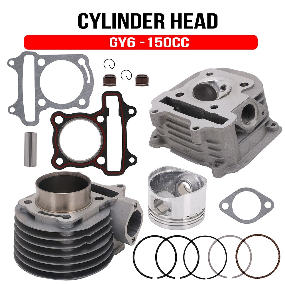 Universaali 4- -venttiilinen  / 4v isoaukkoinen korkean suorituskyvyn sylinterilohko -skootterimopo  gy6 125cc 150cc -moottoreille