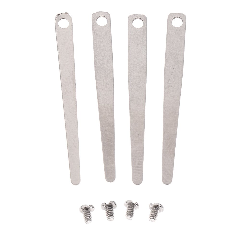 4er- set flache saxophonfedern mit schrauben, saxophonzubehör, musikinstrument