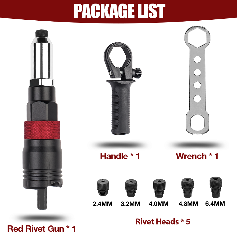 Electric Rivet Gun Electric Drill Rivet Gun Adapte... – Grandado