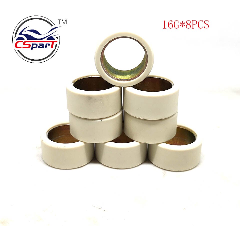 14G 16G 18G Clutch Variator Roller weight for Yamaha YFM 350 400 450 550 660 700 Grizzly Bruin Wolverine Kodiak ATV UTV: White