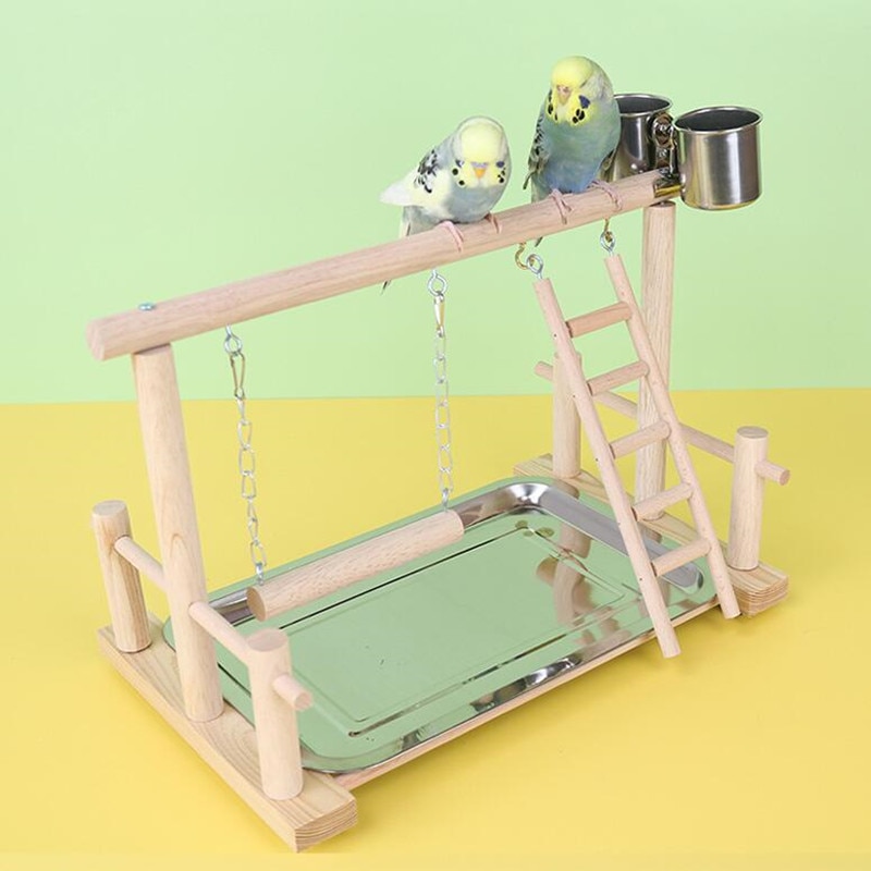 Support pour perchoir à oiseaux, jouets pour perroquets, exercice, mangeoire, Center d&#39;activité pour les oiseaux, perroquet, Conure, Cockatiel