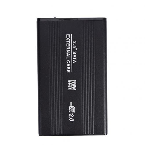 Metalen Usb 2.0/3.0/3.1 Hdd Ssd 2.5Inch Sata Externe Mobiele Harde Schijf Case Box Externe harde Schijf Behuizing: Black USB3 0