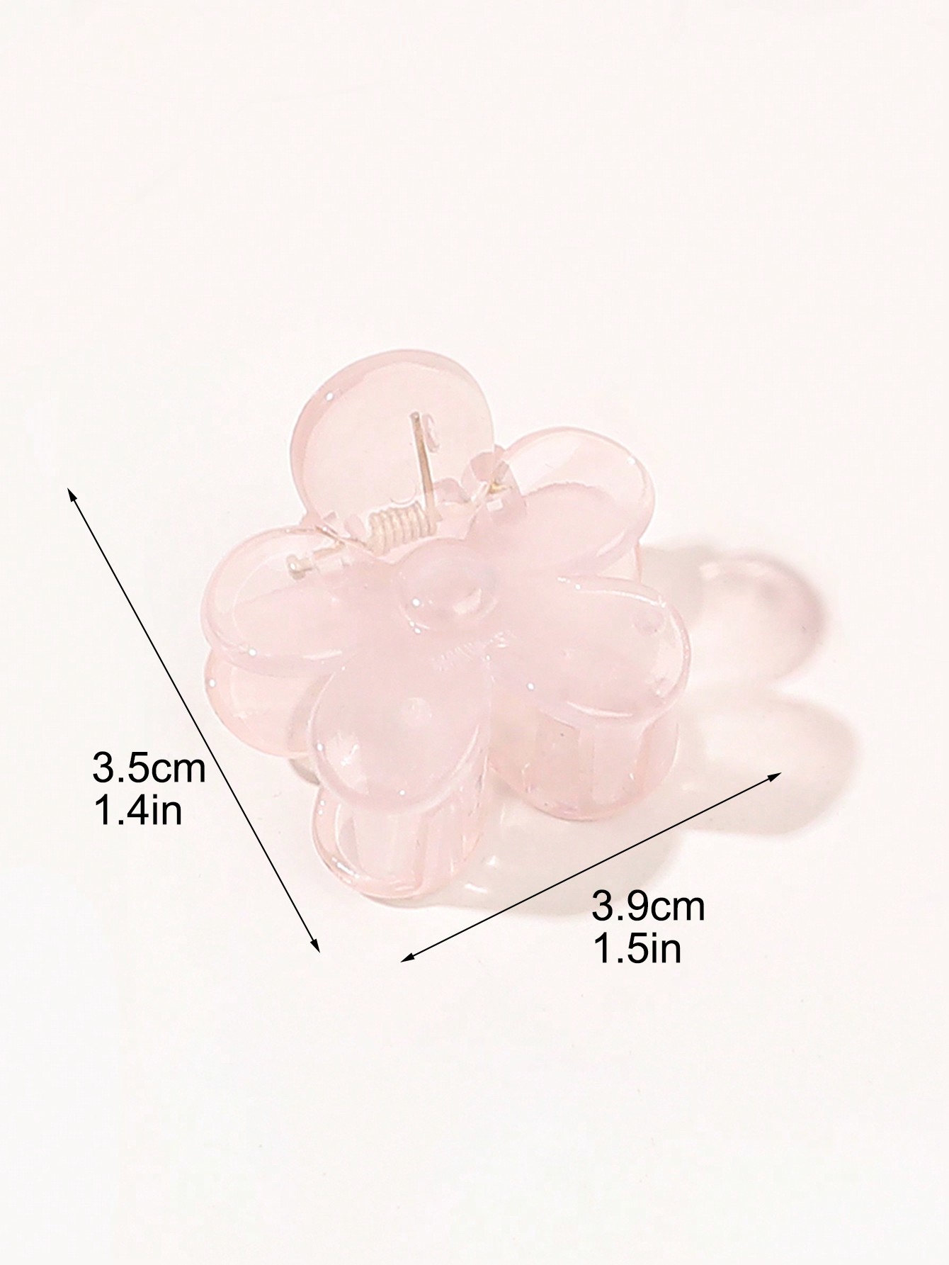 Pinza pequeña para el pelo para niña y mujer, pasador de sujeción fuerte, accesorios para el cabello, color rosa, 3 piezas