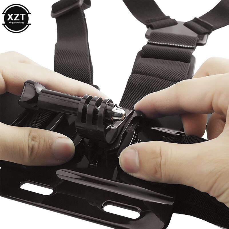 Borst Strap mount riem voor Gopro hero 7 6 5 Xiaomi yi 4 K Actie camera voor gopro accessoires GoPro SJCAM SJ4000 sport cam fix