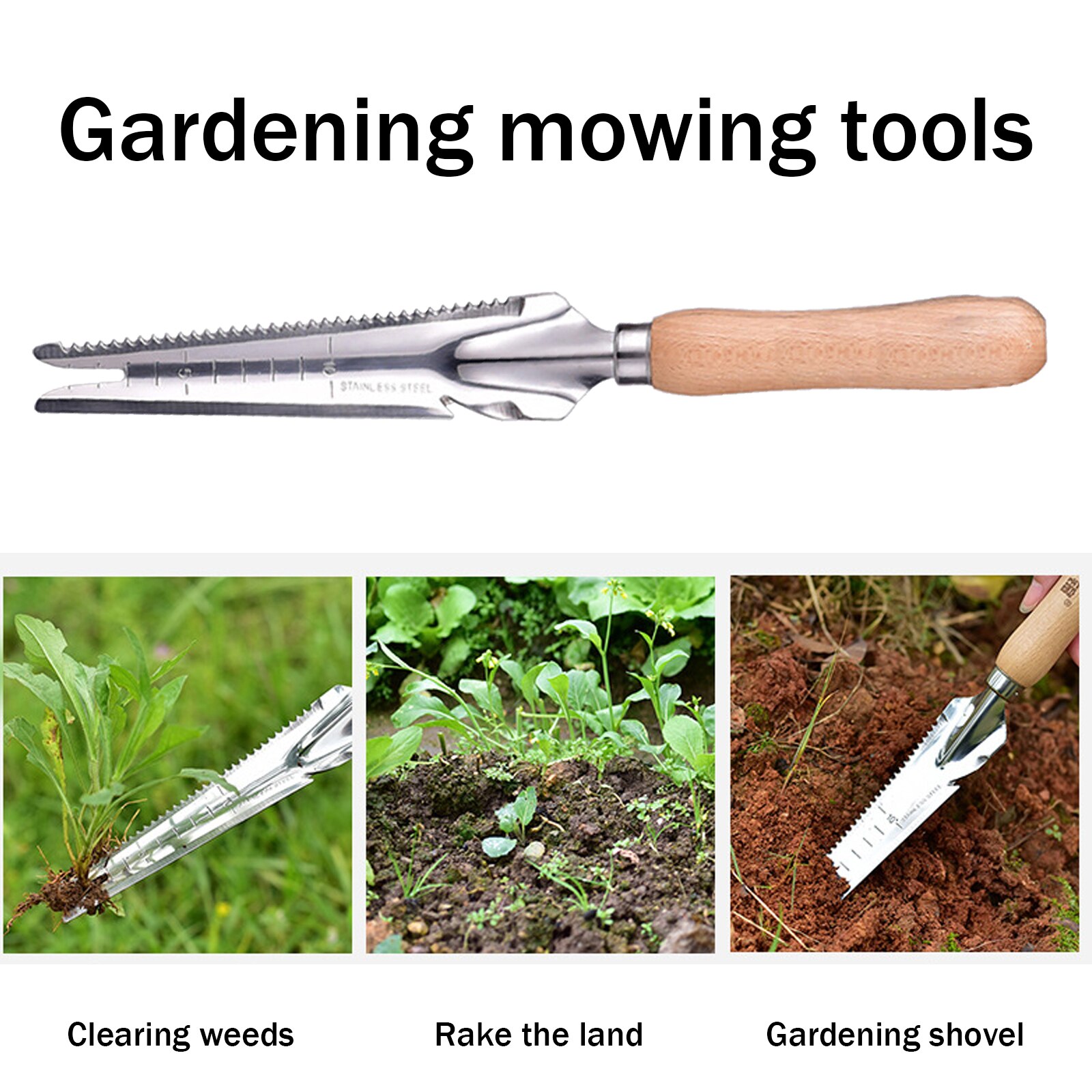 33Cm Hand Wieder Tuin Wieden Tool Tuin Weeders Verwijdering Handje Draagbare Graven Mes Snoeien Snijden Weeders Gereedschap