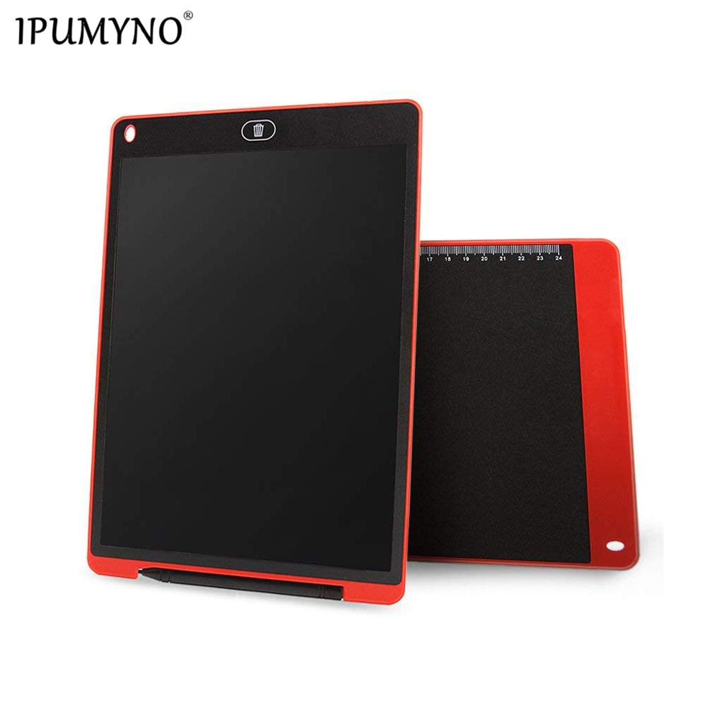 12 inch Portable Smart LCD Writing Tablet Electronic Notepad Drawing Graphics Tablet Board with Stylus Pen with Button Batter