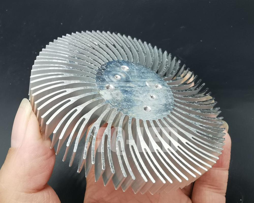 Diameter 90mm Height 10mm Heatsink 10W High Power Led COB Aluminum Radiator