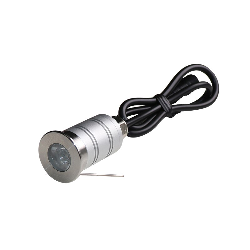 Waterproof IP67 1W LED Garden Buried Outdoor Embedded Deck Light Underground Light Sidewalk Lighting DC12V With light source