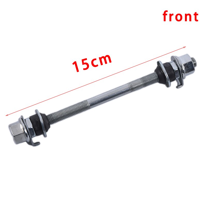 150/180mm Fiets Wielnaaf As Voor Achter Staal Effen Spindel As Vintage Voor/achteras Hendel fiets Reparatie Tool Accessoires: 150mm front axle
