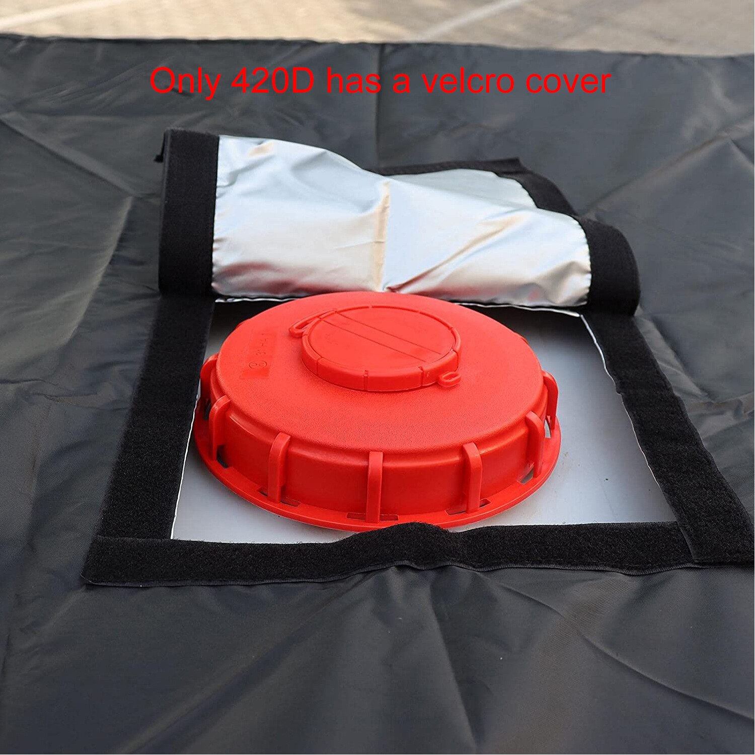 Black 210D/420D Oxford Water Tank Protector for 1000 Liters IBC Container Outdoor Waterproof Sunscreen IBC Tank Cover