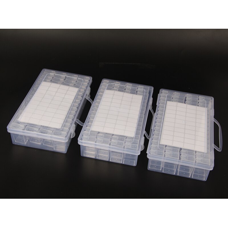 Diamant Schilderen Gereedschap S Opbergdoos 64 Slot Rhinestone Container Steen Diamant Borduurwerk Case Sieraden Boor Organizer