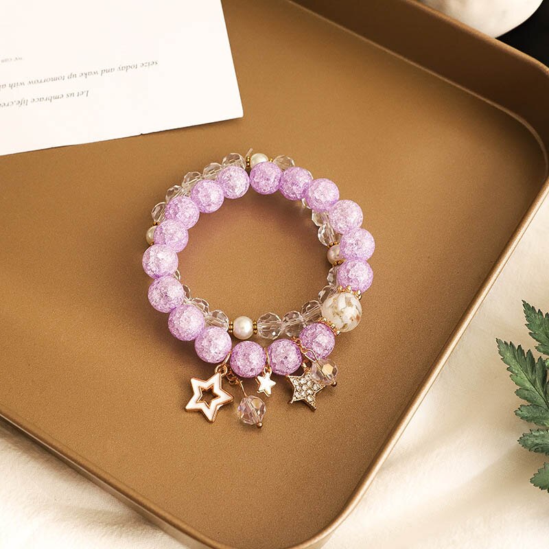 Mode eenvoudige kristal armband vrouwelijke persoonlijkheid wilde armband sieraden: 04