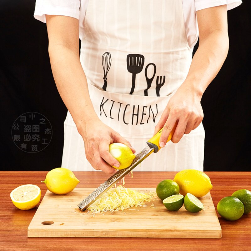 Stainless Steel Citrus Lemon Zester Set Kitchen Gadgets Cheese Grater Handheld Fruit Peeler Lemon Planer Kitchen Accessories
