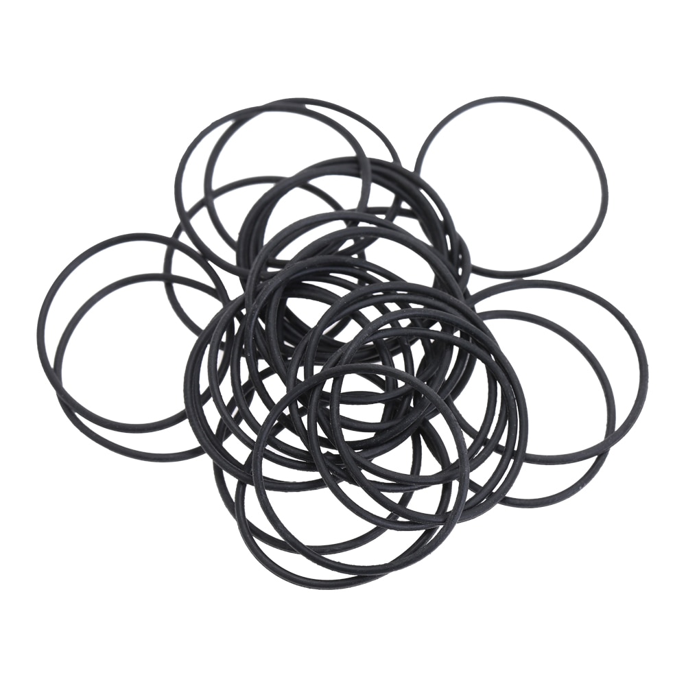 Lot de 100 joints toriques noirs en caoutchouc nbr,  od 7 8 9 10 11 12 13 14 14.5 15 16 mm x 2.5mm, joints d'étanchéité pour automobile