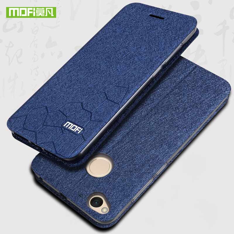 Xiaomi redmi 4X Case 5.0 Cover Silicone TPU Flip Lederen Harde Zwarte Ccoque Originele Mofi Xiaomi redmi 4X Pro Case metalen Foundas